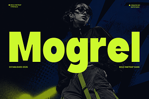 Mogrel - Heavy Bold Inktrap Font