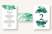 Tropical Leaves Invitation Suite, an Invitation Template by Knotted Design (Thumbnail 6 of 6)