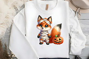 Halloween Mummy Animals Clipart, an Illustration by DreamCafeArt (Thumbnail 6 of 7)