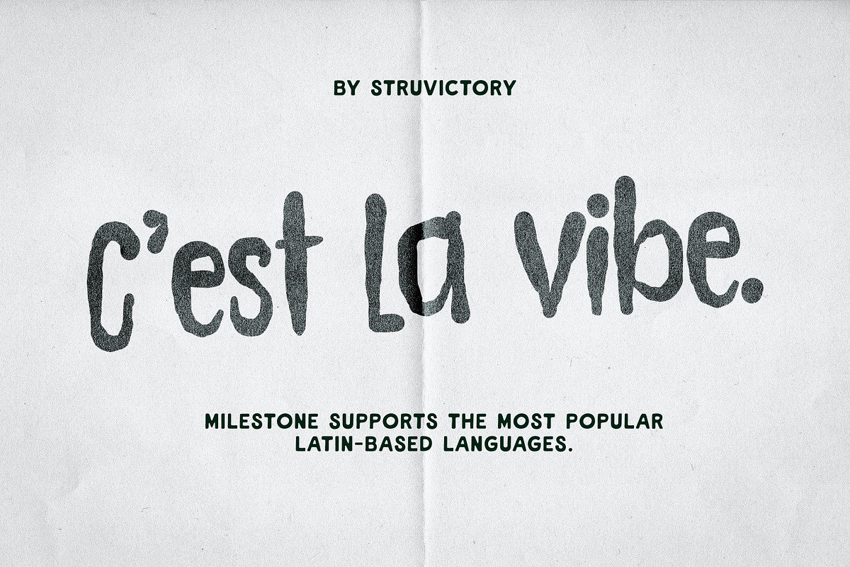 Milestone Handwritten Messy Sans, a Sans Serif Font by Struvictory.art (Photo 9 of 9)