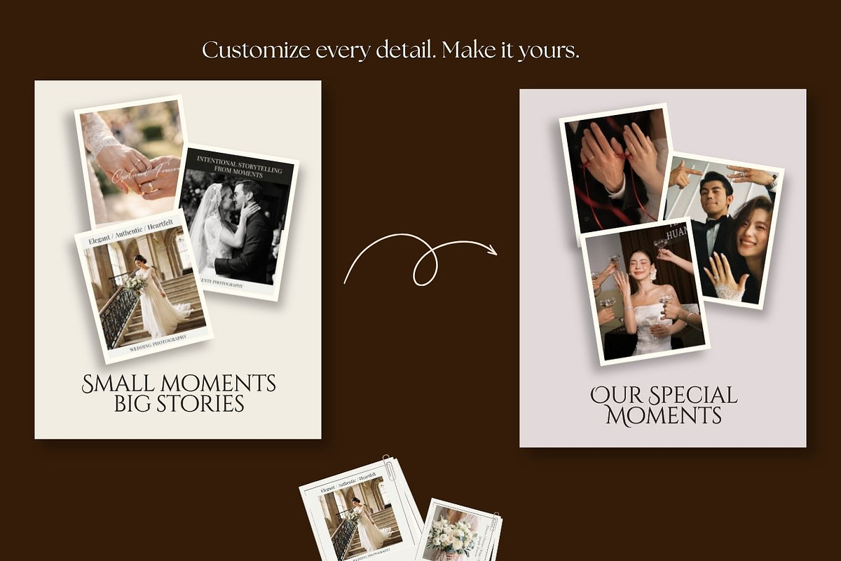 Wedding Photography Instagram Kit, a Social Media Template by Arslan (Photo 8 of 10)