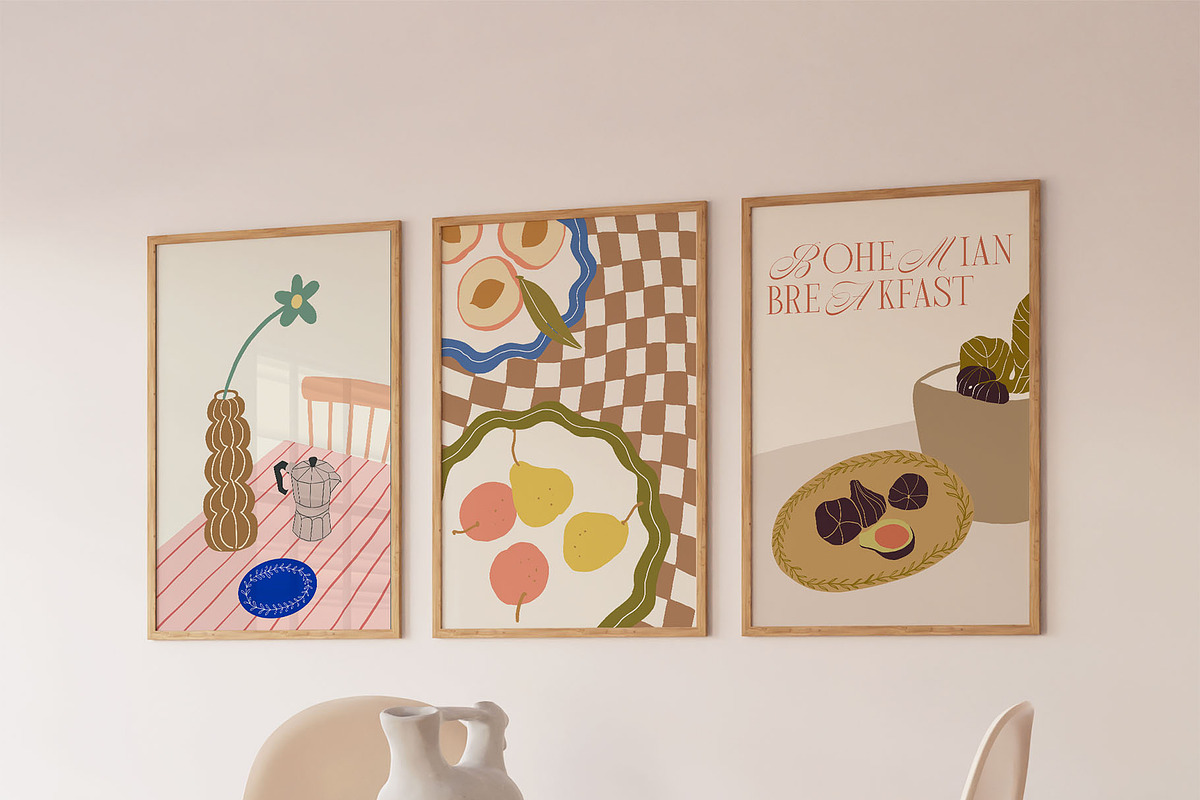 Hand Drawn Still Life Posters, a Food Illustration by Ayya Studio (Photo 5 of 12)
