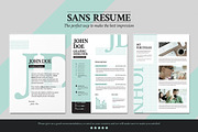 Sans Resume -Cover Letter -Portfolio, a Resume Template by Pixel Strawberry (Thumbnail 5 of 5)