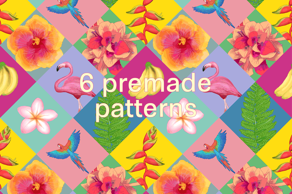 Colorful Tropical Summer Design Set, an Animal Illustration by Def Studio (Photo 5 of 7)