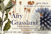 Airy Grassland — Soft Meadow Forms, an Object Graphic by Aga Silva (Thumbnail 1 of 4)