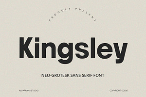 Kingsley - Serif Font