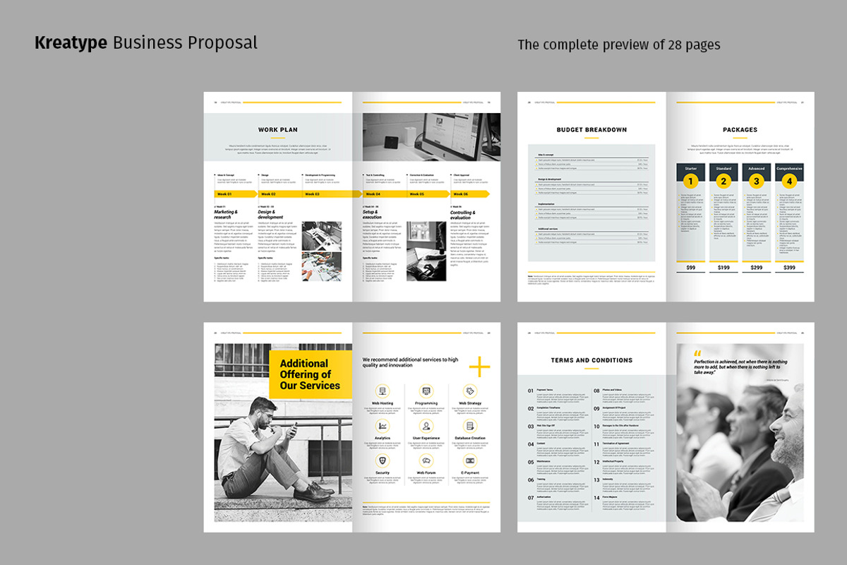 Kreatype Proposal, a Brochure Template by Kreatype Studio (Photo 4 of 19)