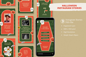 Halloween Instagram story Canva Temp, a Social Media Template by Attype