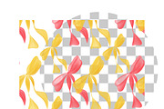 Whimsical Baby Pink Ribbon Clipart, a Decorative Illustration by Oleksandra Illustrates (Thumbnail 4 of 14)