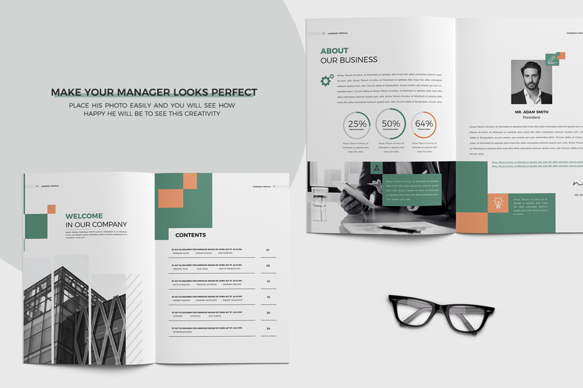 Company Brochure, Canva | Docx | PPT, a Brochure Template by Template Zone (Photo 3 of 9)