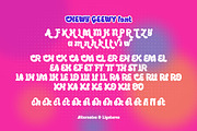 Chewy Geewy - A Groovy Bubbly Font, a Symbol Font by agnyhasyastudio (Thumbnail 12 of 15)