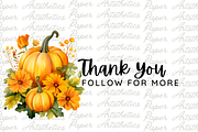 Pumpkin Clipart Watercolor Pumpkin, a Seasonal Illustration by Paper Artsthetics (Thumbnail 6 of 6)