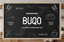 Buqo — Modern Luxury Serif Font for