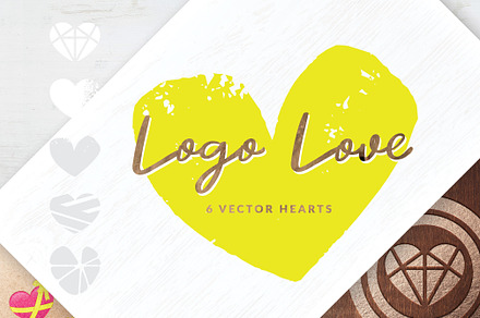 Logo Love Vector Hearts