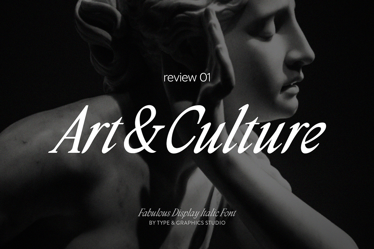 Fabulous Display Italic Font, a Serif Font by Type and Graphics Studio (Photo 10 of 18)