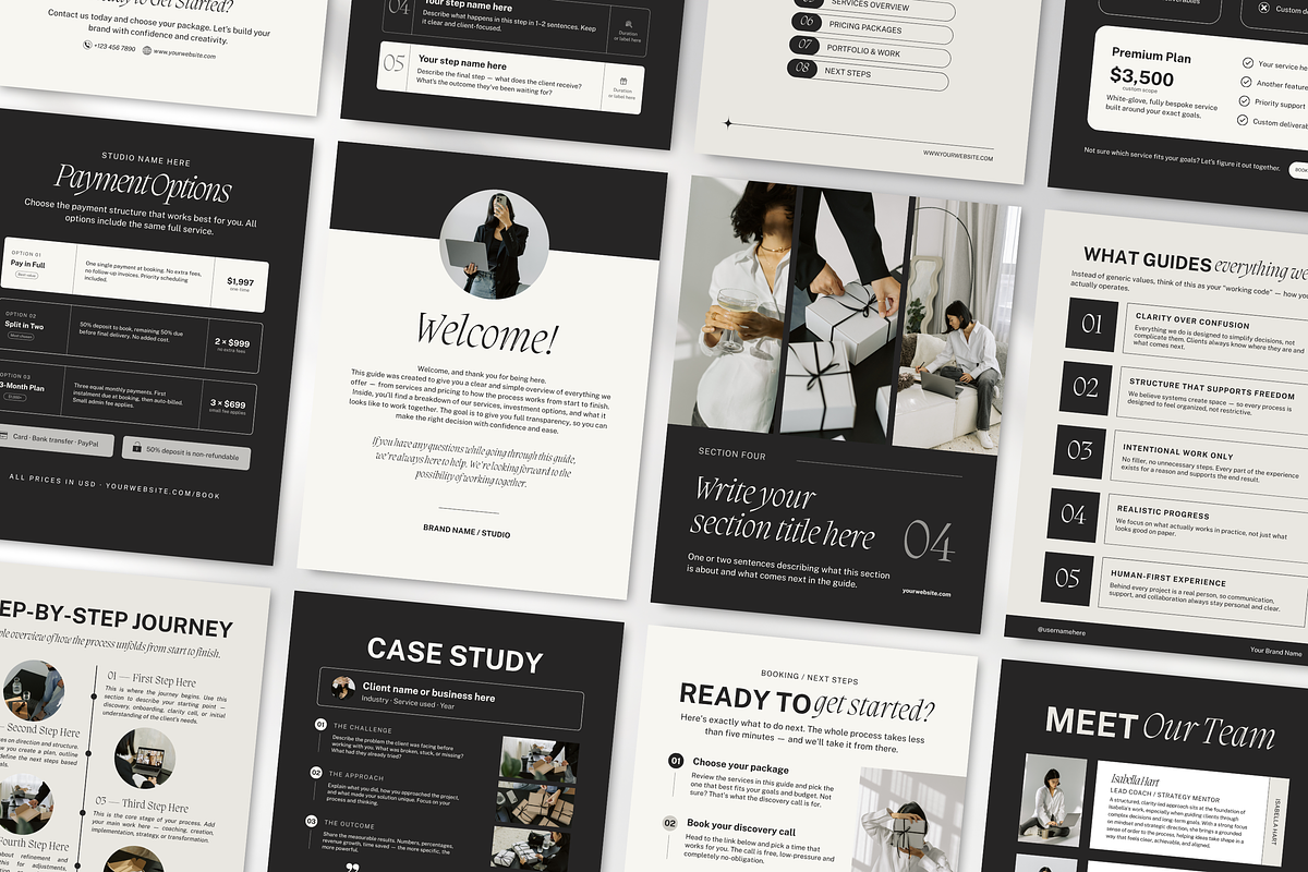 Services and Pricing Guide Template, a Brochure Template by DigiPax (Photo 3 of 11)