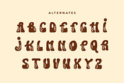 FlowerBreeze - A Groovy Display Font, a Symbol Font by AQR Studio (Thumbnail 2 of 9)
