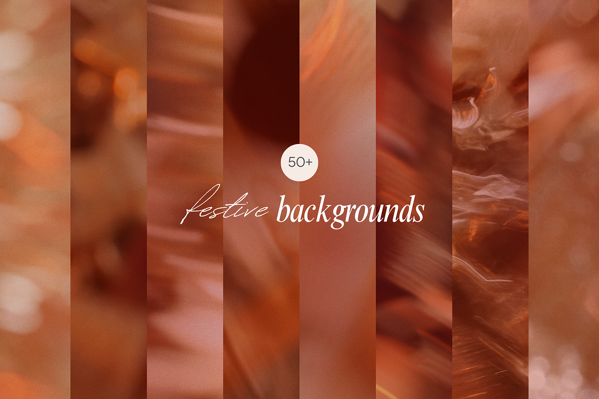 Warm Abstract Christmas Backgrounds, a Background Graphic by eclosque (Photo 29 of 34)