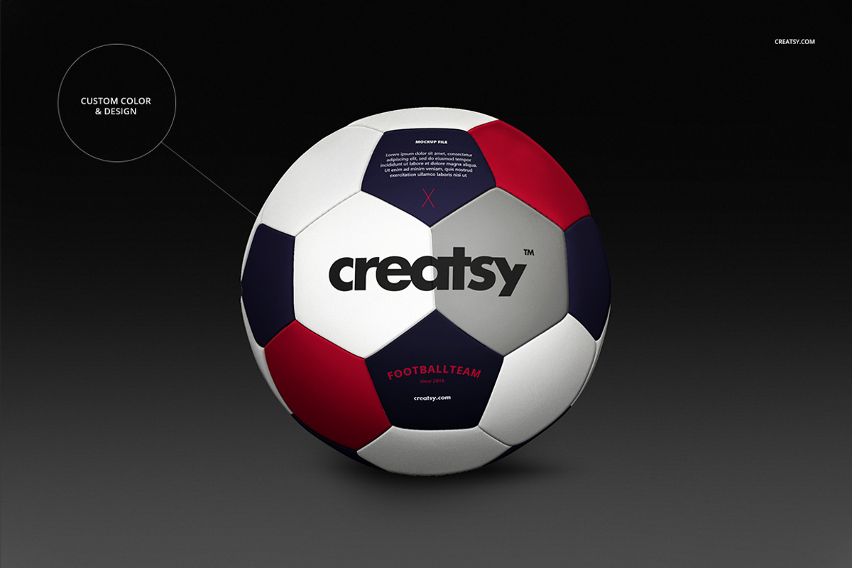 Soccer Ball Mockup Set, a Product Mockup by Creatsy (Photo 4 of 7)