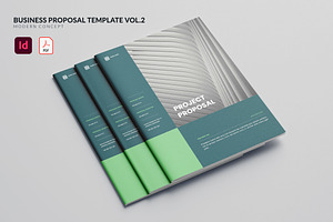 Business Proposal Template Vol.2, a Brochure Template by Bewalrus Studio