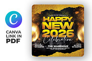 Happy New Year Flyer Template, a Flyer Template by Artonix (Thumbnail 2 of 3)