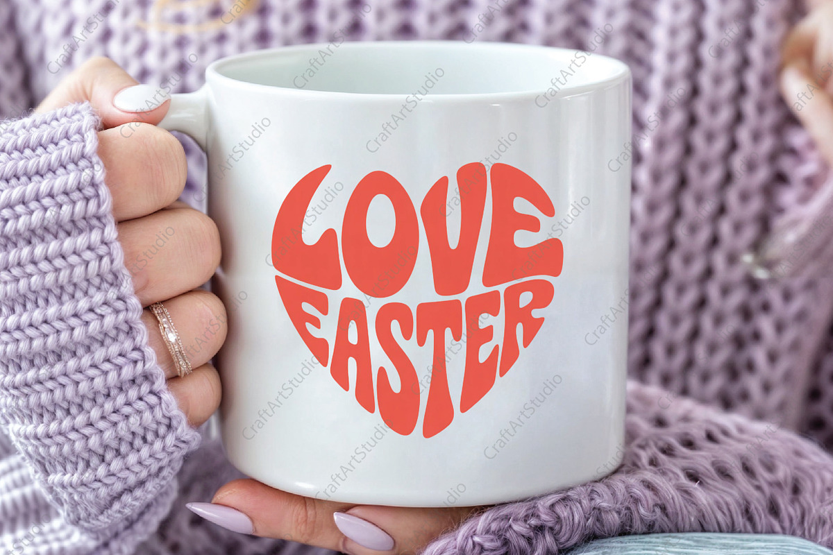 Love Easter Sublimation PNG, an Illustration by CraftArtStudio (Photo 2 of 4)
