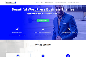 Featured - One Page Business Theme