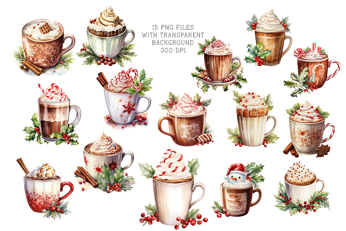 Christmas Bundle, a Seasonal Illustration by Vasmila (Photo 15 of 21)