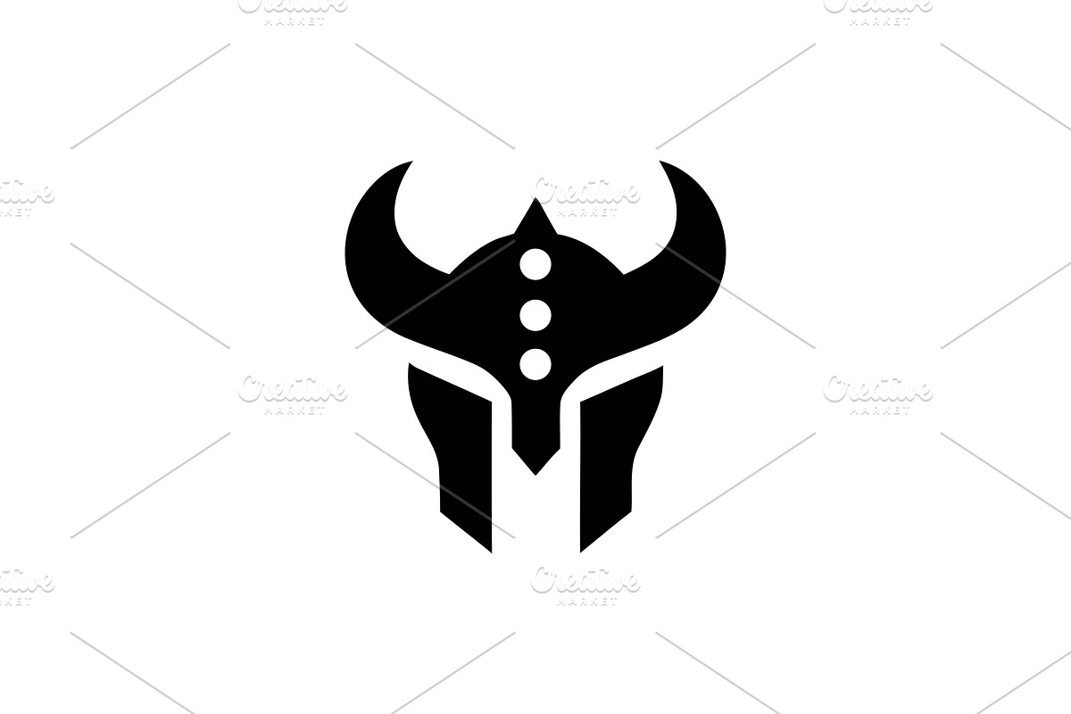 Viking Helmet Logo Design, a Branding & Logo Template by Vectorium Studio (Photo 1 of 2)
