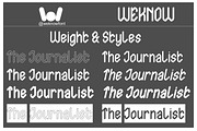 The Journalist Font, a Blackletter Font by weknow (Thumbnail 7 of 8)