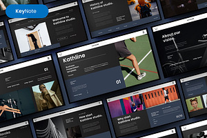 Kathline – Business Keynote Template, a Presentation Template by Dens Creative Studio