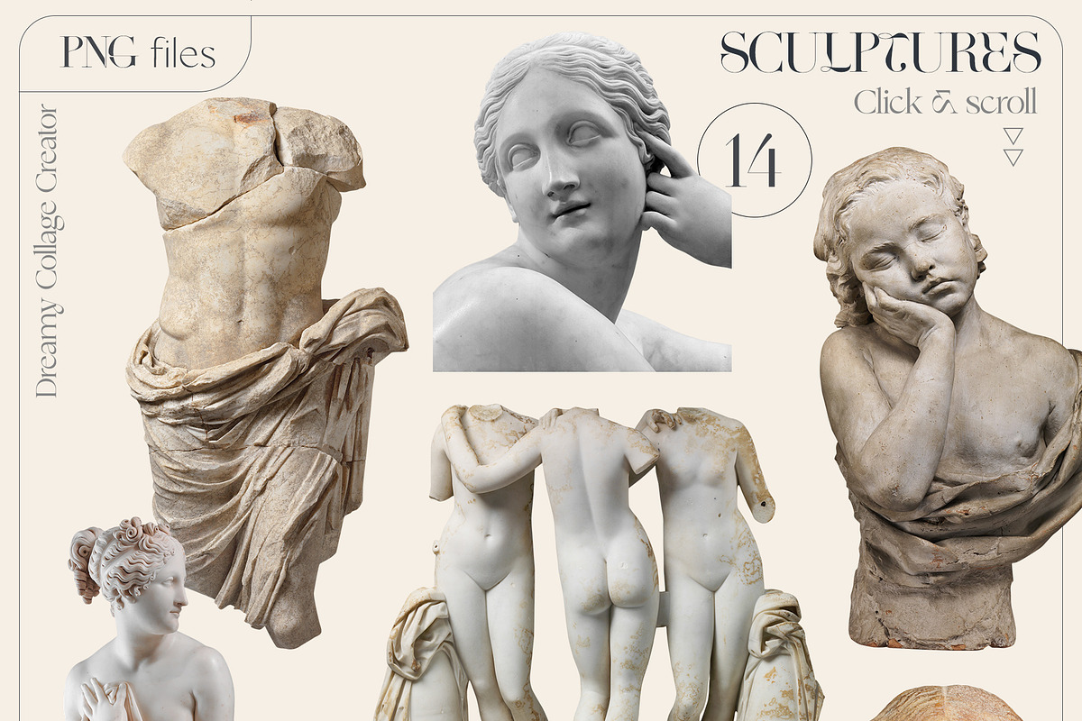 DREAMY Collage Creator. Vintage Art, an Object Graphic by Oksana Trygub (Photo 12 of 22)