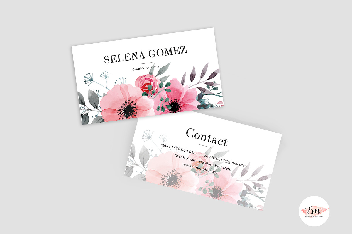 Create Elegant Business Card, a Business Card Template by Emaholic Template (Photo 2 of 5)