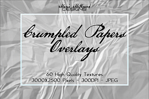 Crumpled Papers Overlays