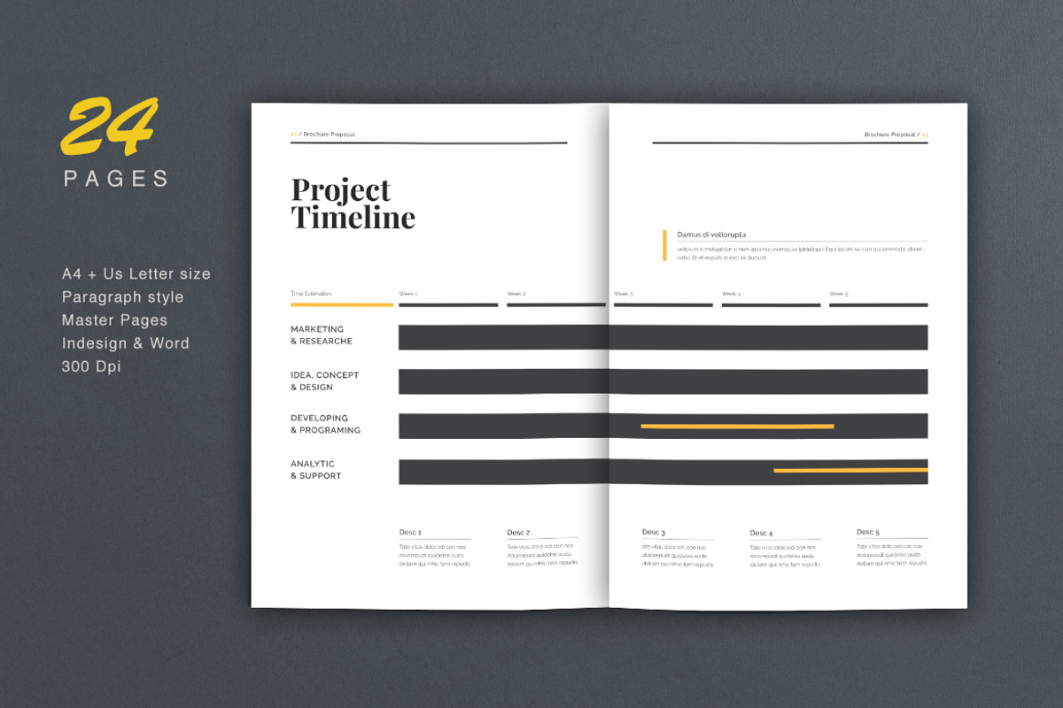 Proposal Brochure, a Brochure Template by Estartshop (Photo 8 of 13)