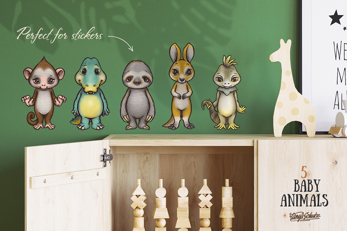 CUTE ANIMALS, an Animal Illustration by TanyaSchuka (Photo 2 of 5)