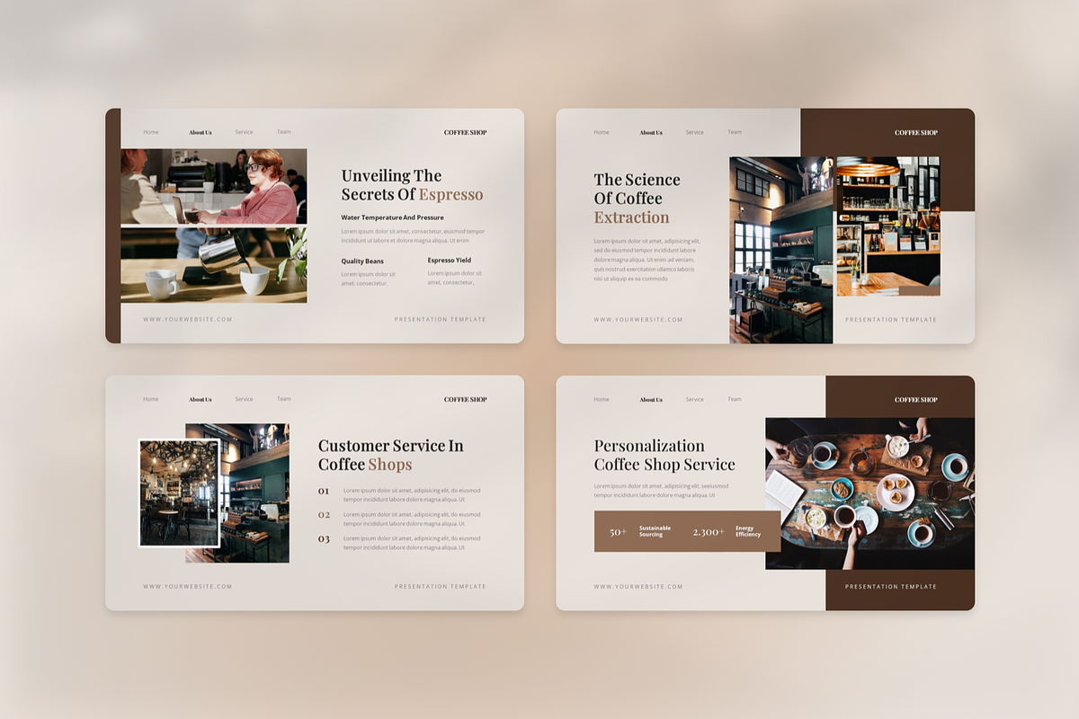 Ngopidek - Coffee Shop Powerpoint, a Presentation Template by SquidPixey (Photo 3 of 7)
