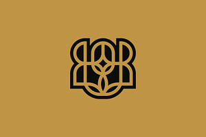 elegant letter R or RR floral logo, a Branding & Logo Template by Rasagama Studio