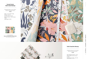 Fabric Factory V.6 Mockup Bundle