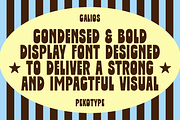 Calios - Bold Condensed Logo Font, a Font by Pekotype (Thumbnail 2 of 15)