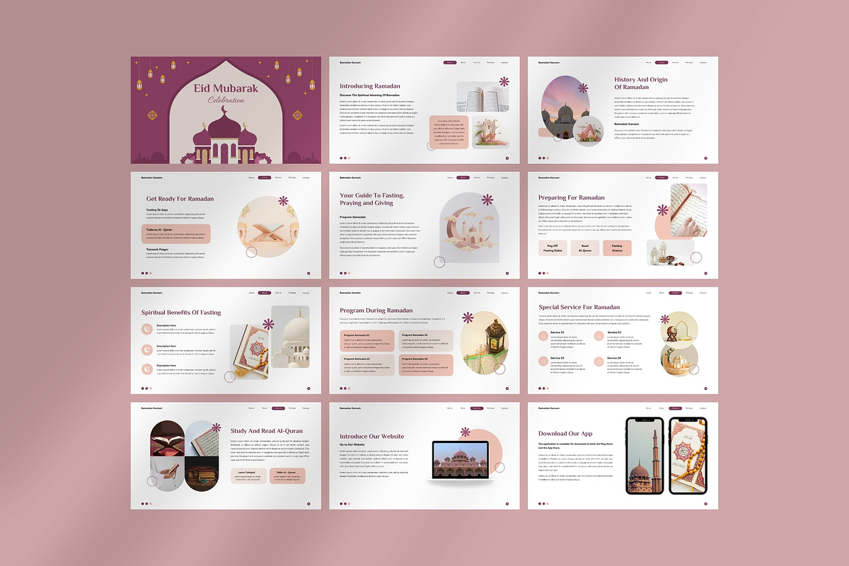 Eid Mubarak, a Presentation Template by FIBRINOSÄ (Photo 2 of 2)