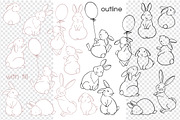 Funny rabbits., an Animal Illustration by maritime_m (Thumbnail 3 of 13)