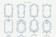 Baroque Line Art | Frames & Crests, a Decorative Illustration by Berentine.art (Thumbnail 6 of 17)