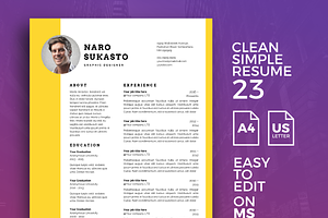Resume Template 23