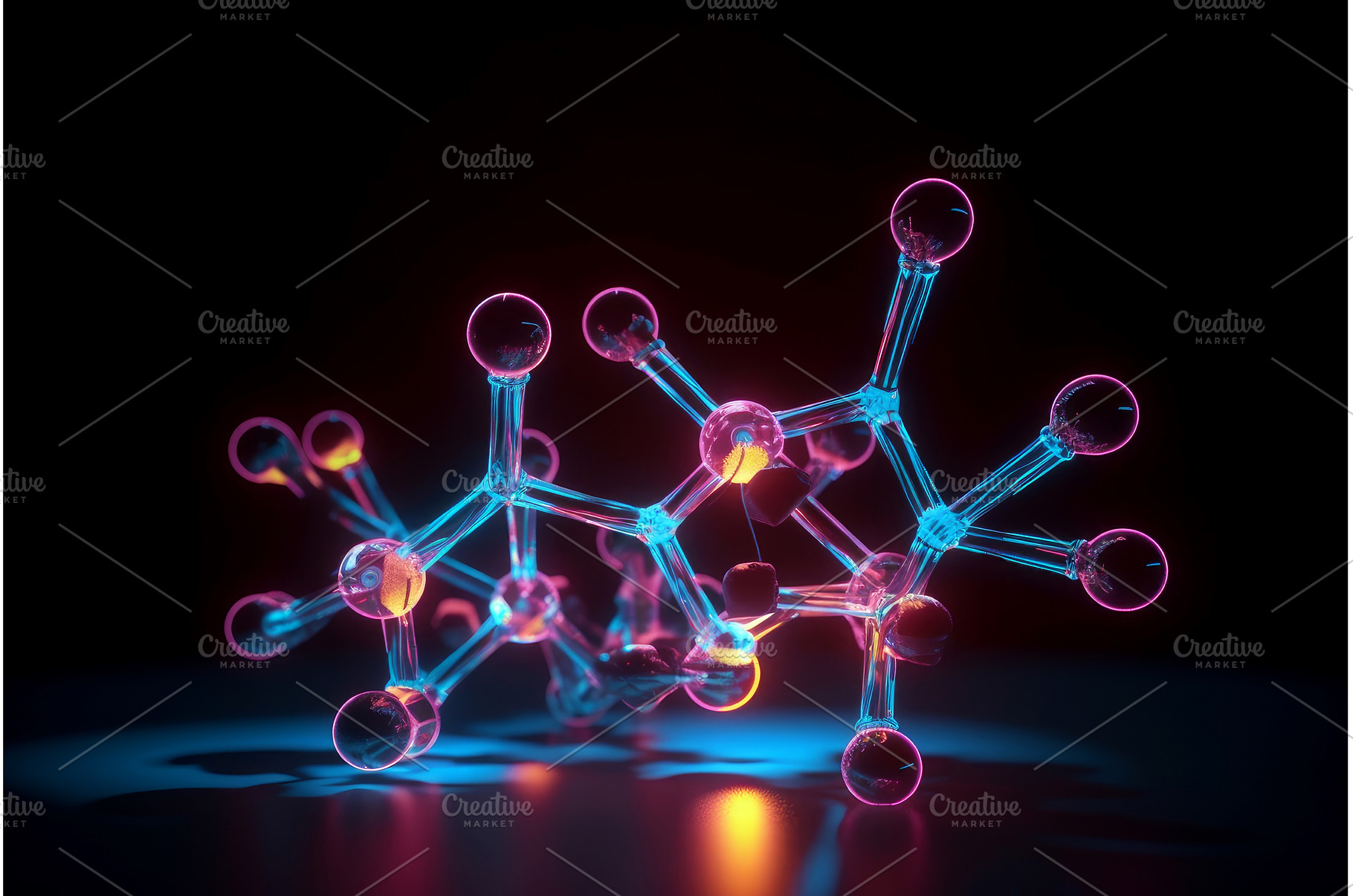Medical study analysis molecular, a Technology Photo by Ylivdesign