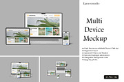 Realistic Multi Device Mockup, a Device Mockup by rizalamora (Thumbnail 1 of 11)