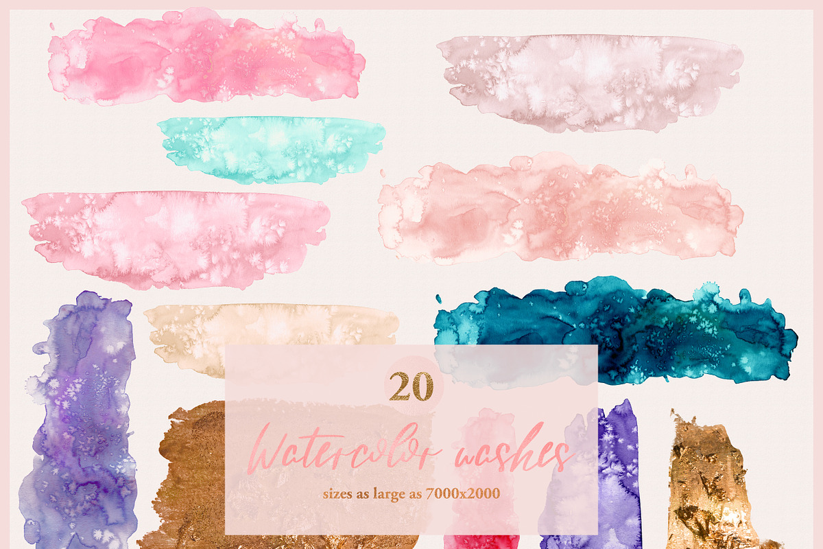 Watercolor Textures kit, an Object Graphic by Photohacklovers (Photo 17 of 21)