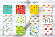 Kids set cute cars., a Pattern Graphic by KundolaArt (Thumbnail 2 of 11)