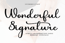 Wonderful Signature