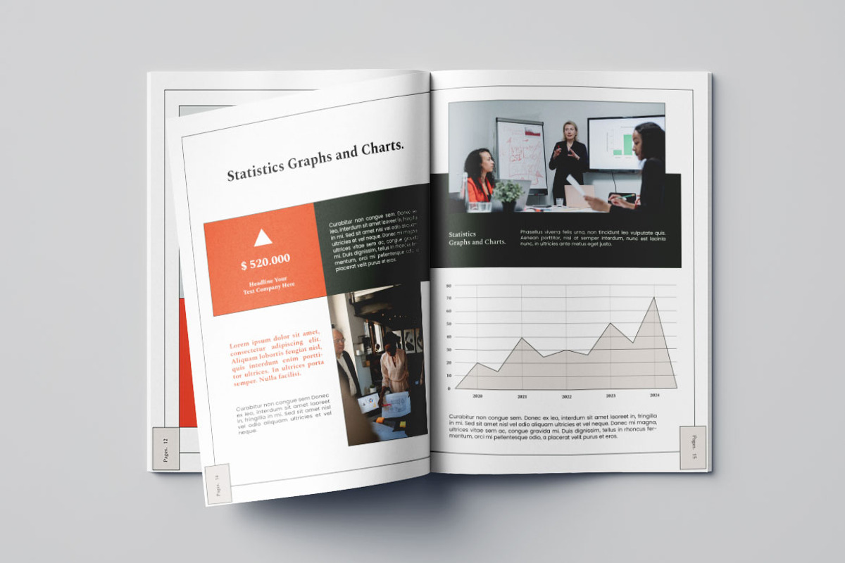 Annual Report Vol.59, a Brochure Template by Bewalrus Studio (Photo 5 of 11)